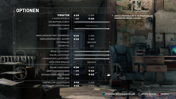 Rise of the Tomb Raider auf der Playstation 4 (Screenshot: Golem.de)